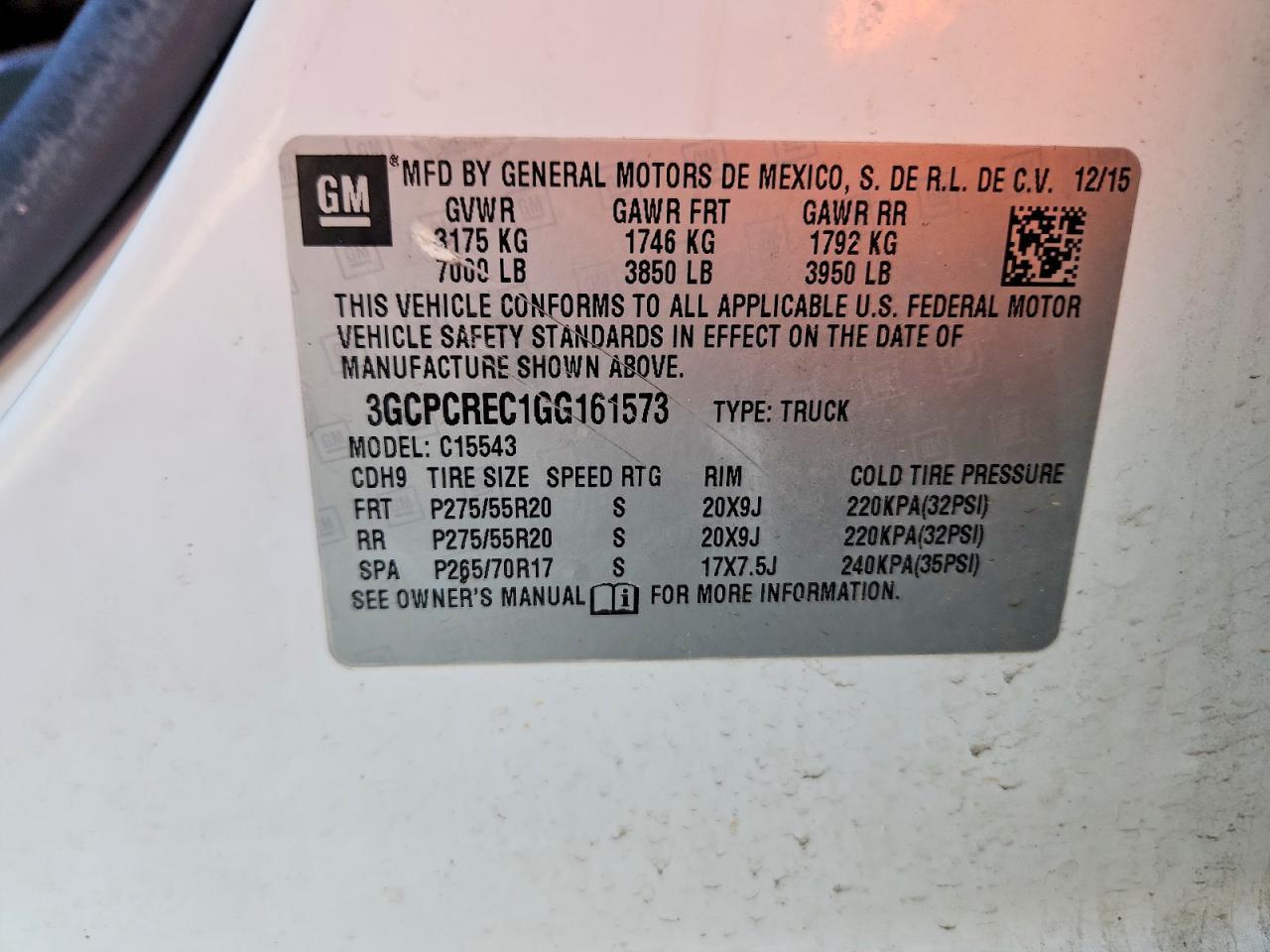 2016 Chevrolet Silverado C1500 Lt - zdjęcie 12