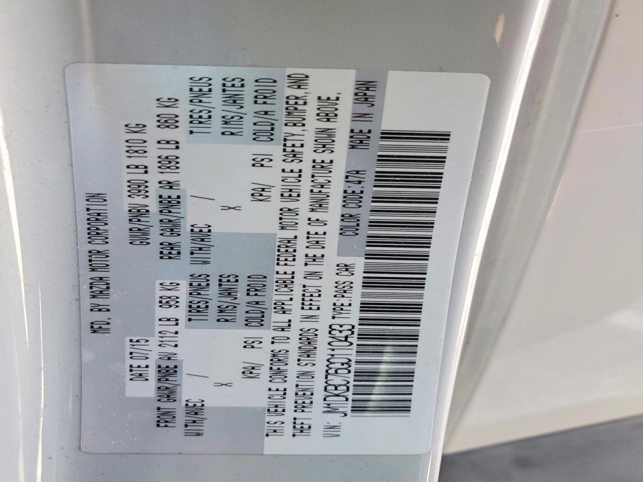 2016 Mazda Cx-3 Touring - zdjęcie 12