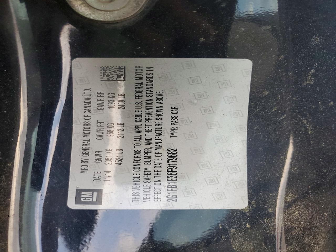 2015 Chevrolet Camaro Ls - zdjęcie 12