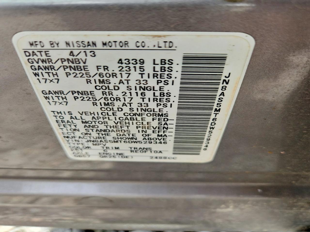 2013 Nissan Rogue S - zdjęcie 13