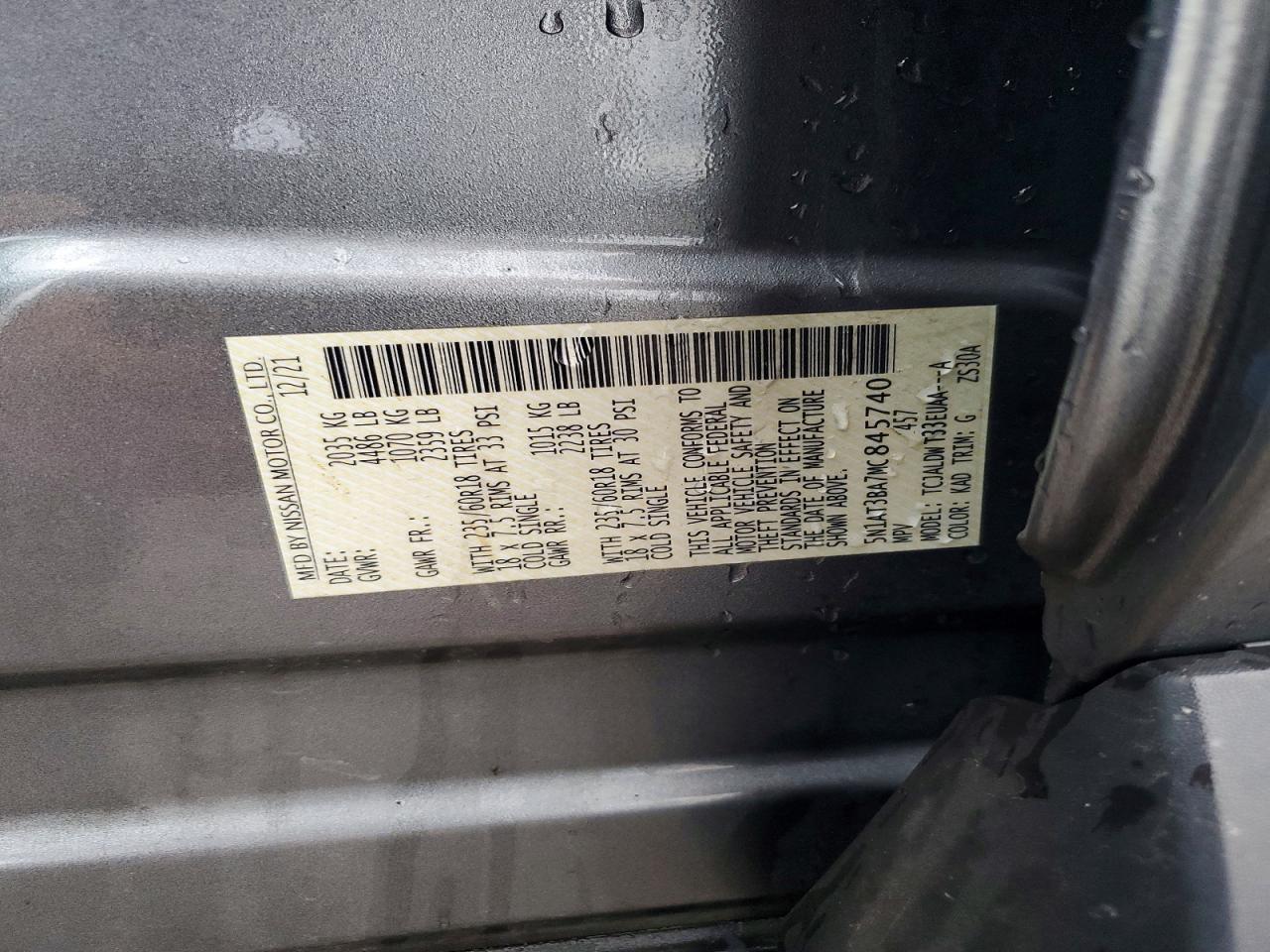 2021 Nissan Rogue Sv - zdjęcie 14