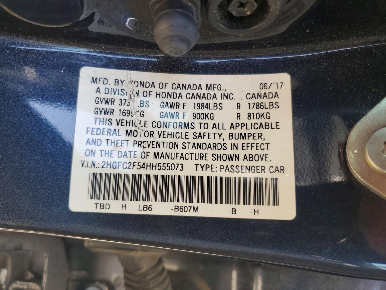 2017 Honda Civic Lx - zdjęcie 12