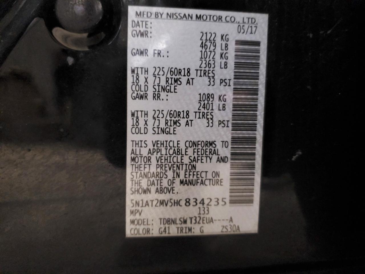 2017 Nissan Rogue Sl - zdjęcie 13