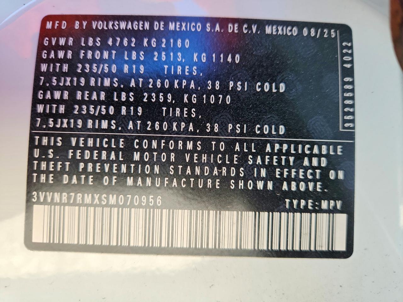 2025 Volkswagen Tiguan Se - zdjęcie 13