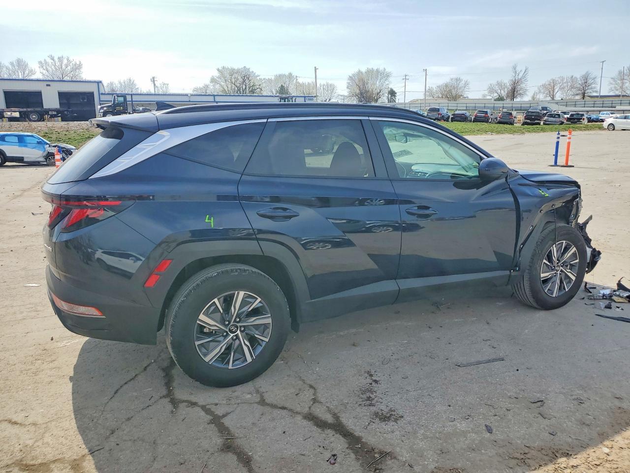2024 Hyundai Tucson Hybrid Blue - zdjęcie 3