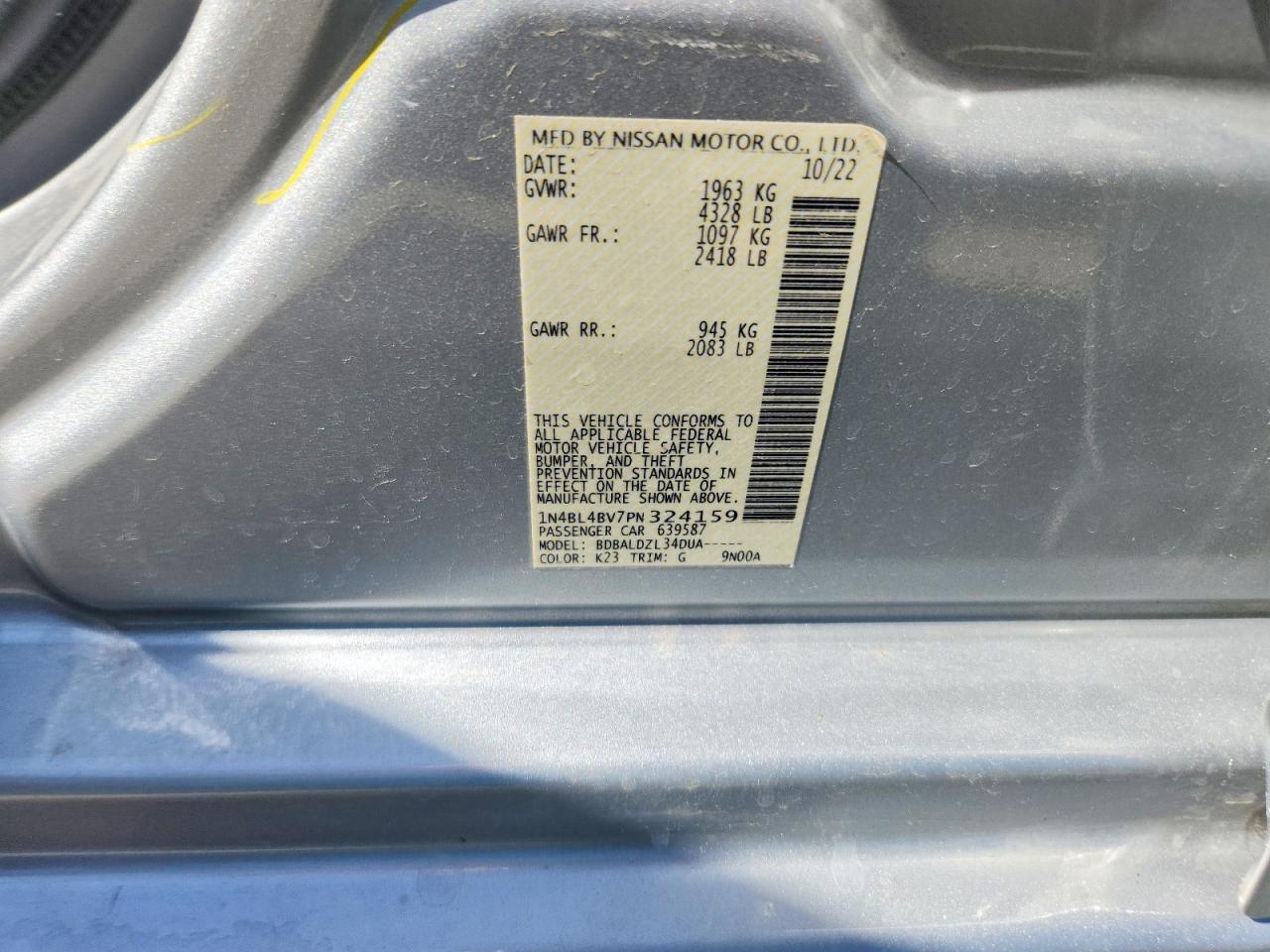 2023 Nissan Altima 2.5 S - zdjęcie 13