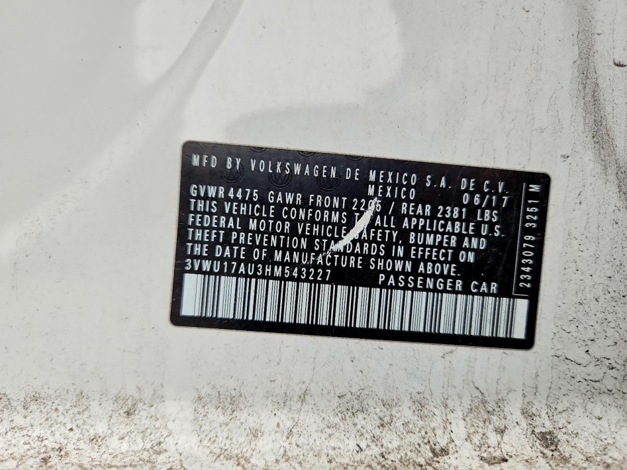 2017 Volkswagen Golf Sportwagen S - zdjęcie 13