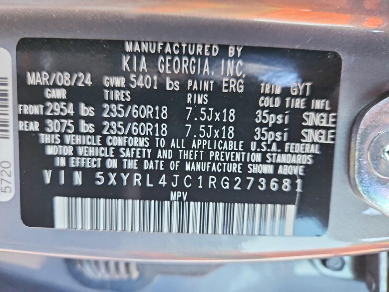 2024 Kia Sorento S - zdjęcie 13