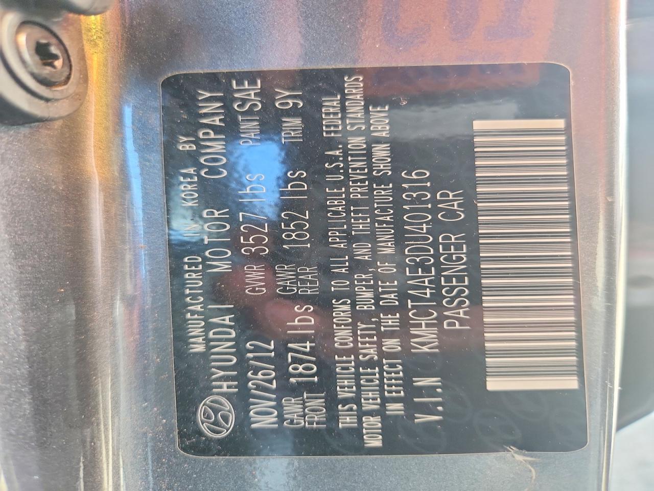 2013 Hyundai Accent Gls - zdjęcie 12