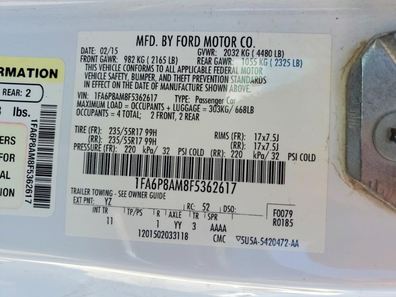 2015 Ford Mustang - zdjęcie 13