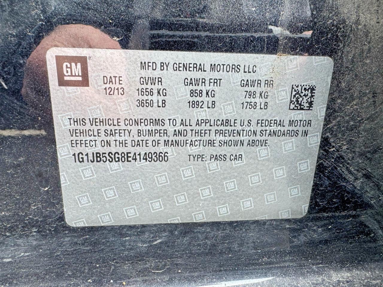 2014 Chevrolet Sonic Ls - zdjęcie 10