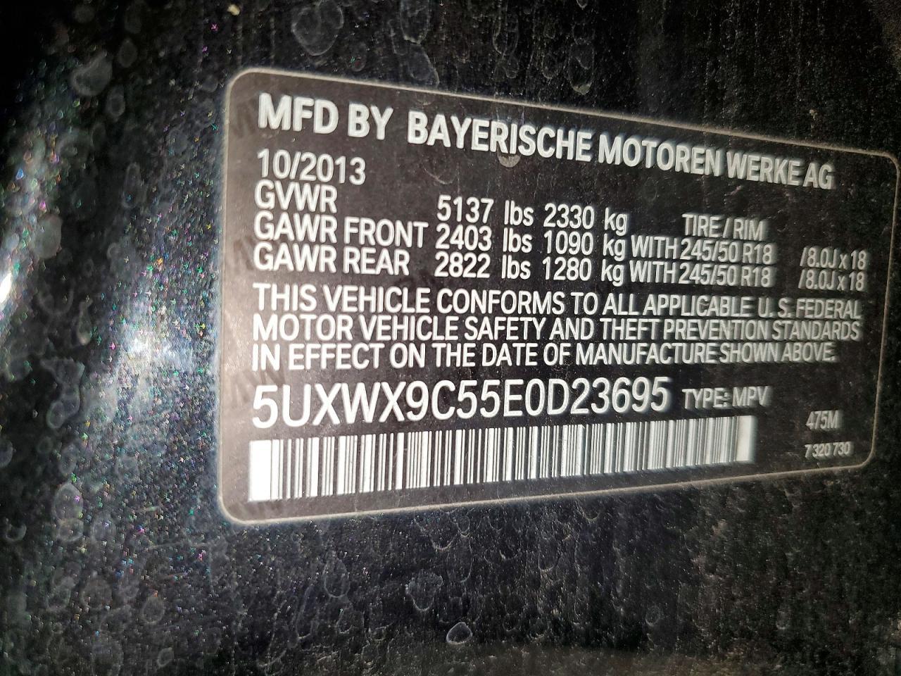 2014 BMW X3 xDrive28I - zdjęcie 14