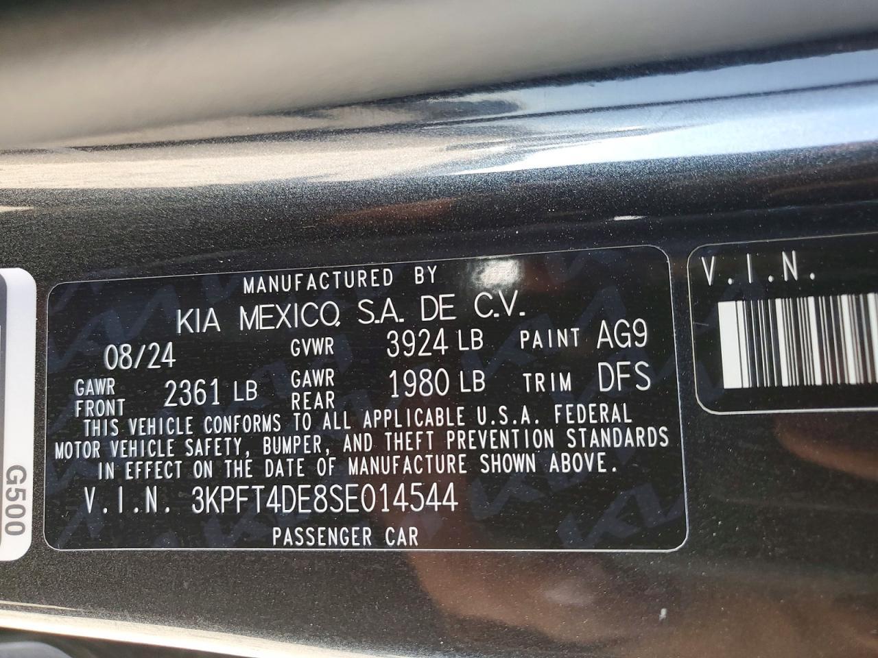 2025 Kia K4 Lxs - zdjęcie 12