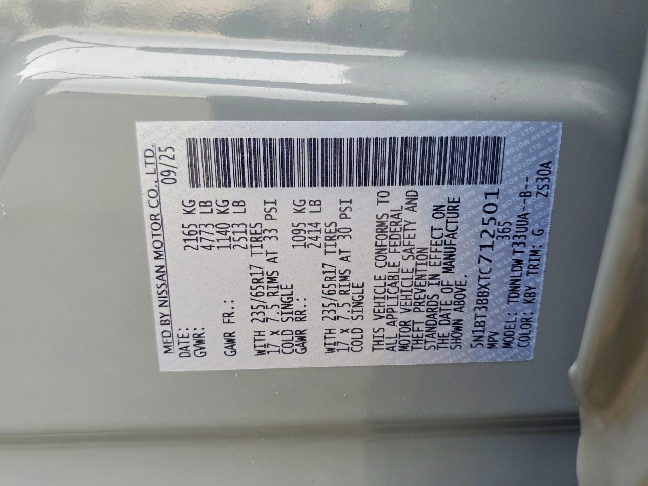 2026 Nissan Rogue Rock Creek - zdjęcie 12