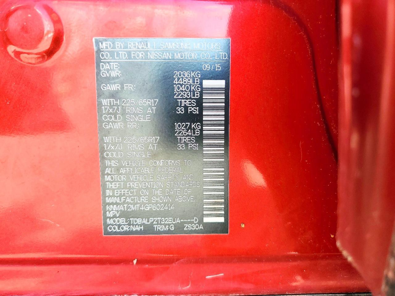 2016 Nissan Rogue S - zdjęcie 13