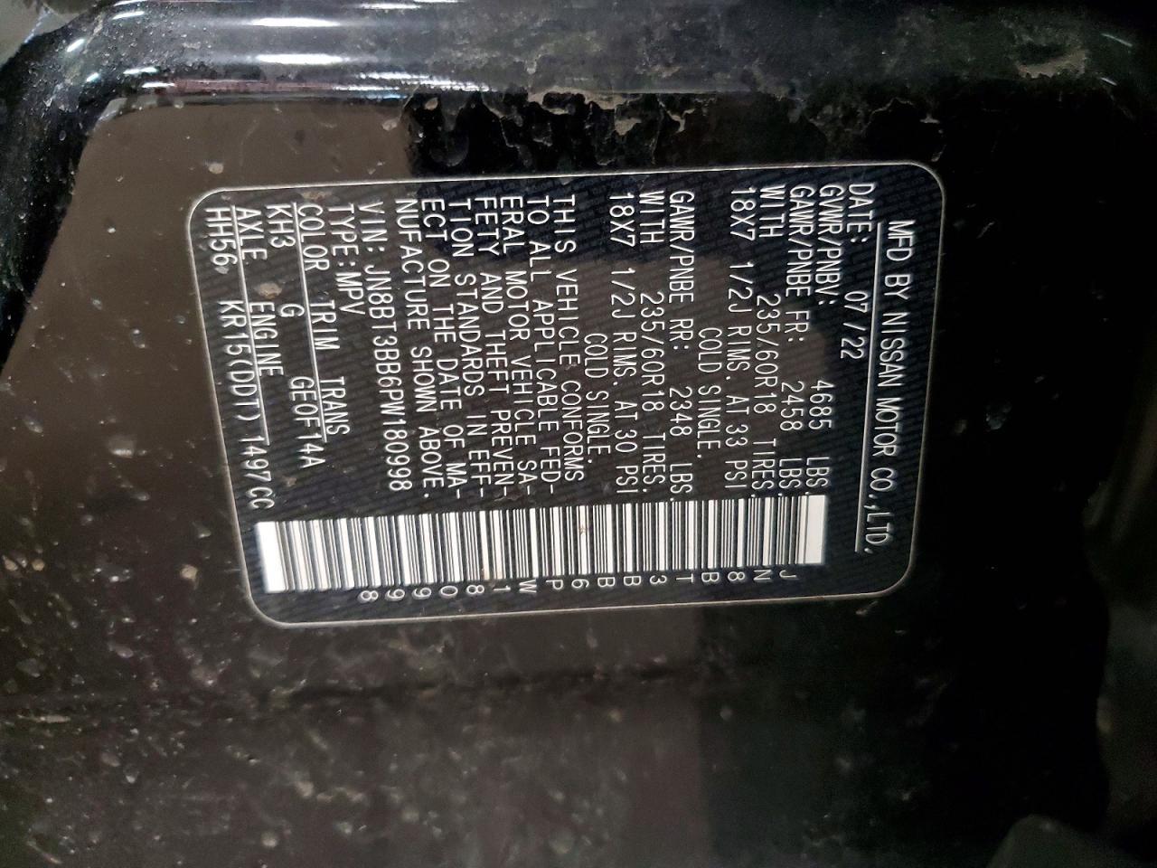 2023 Nissan Rogue Sv - zdjęcie 14