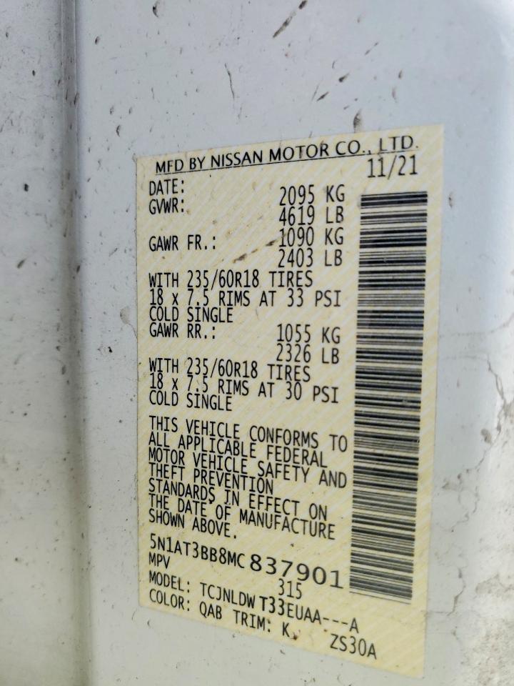 2021 Nissan Rogue Sv - zdjęcie 14