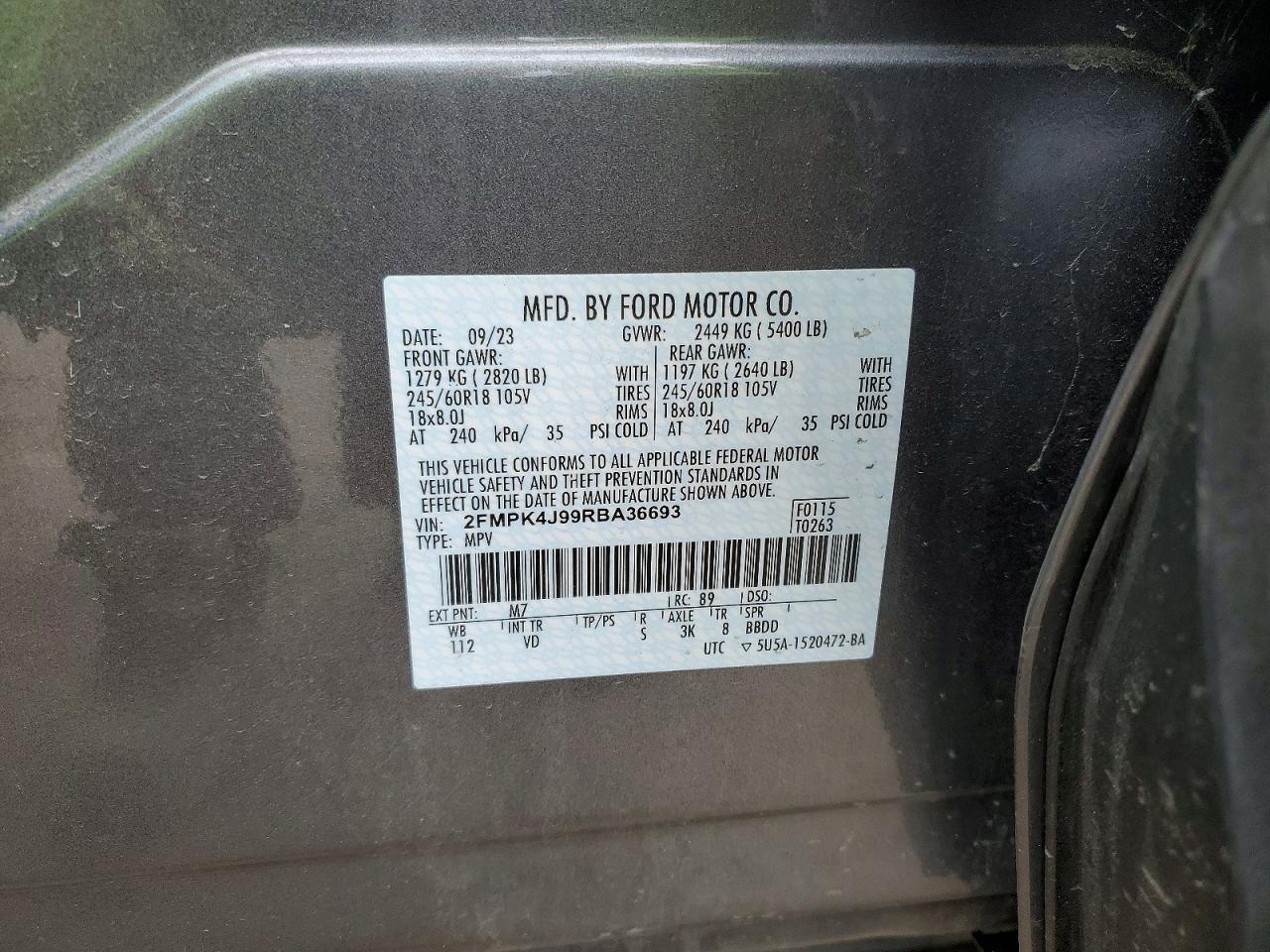 2024 Ford Edge Sel - zdjęcie 14