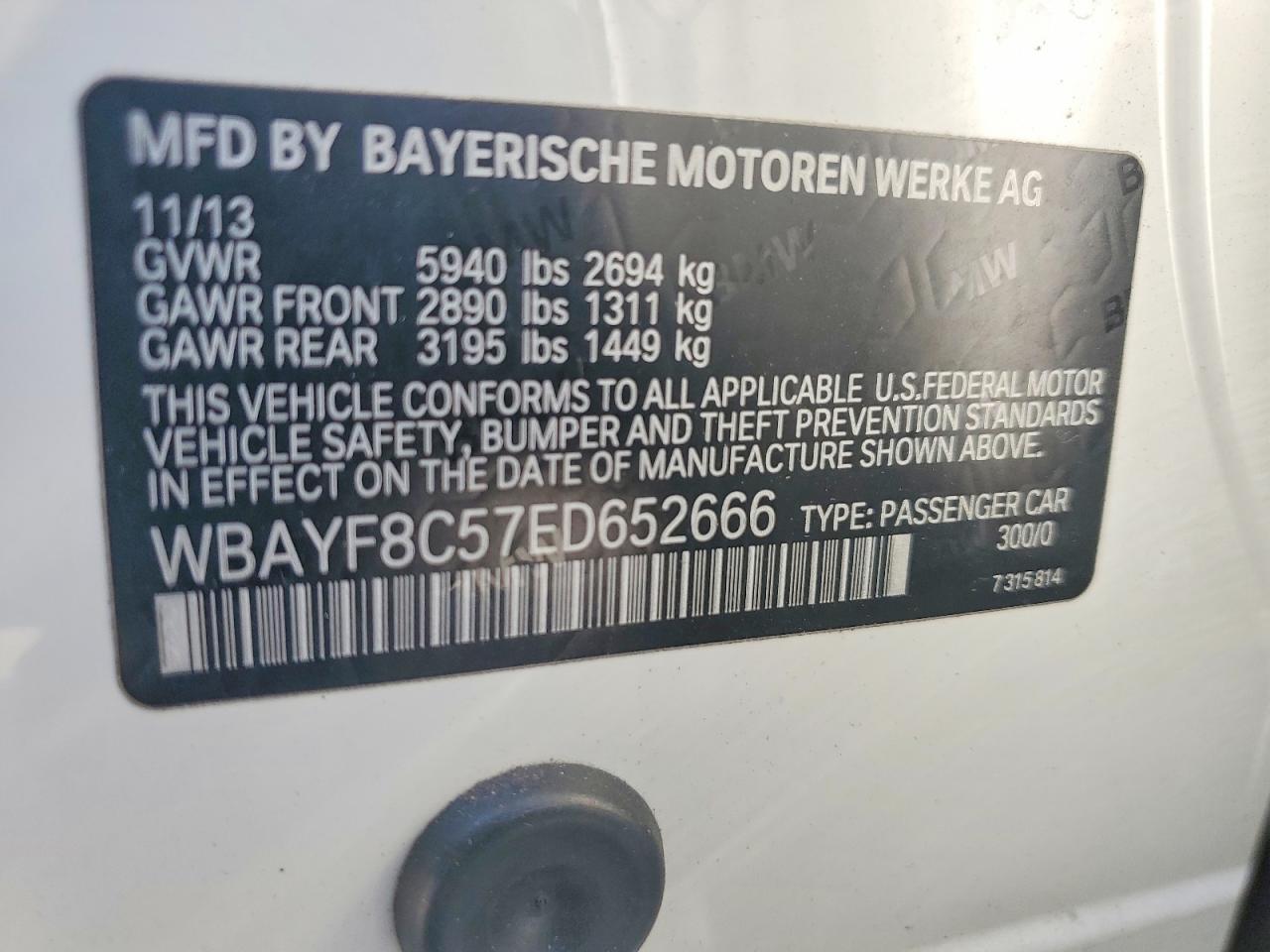 2014 BMW 750 Lxi - zdjęcie 13