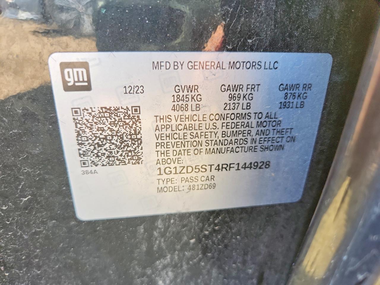 2024 Chevrolet Malibu Lt - zdjęcie 12