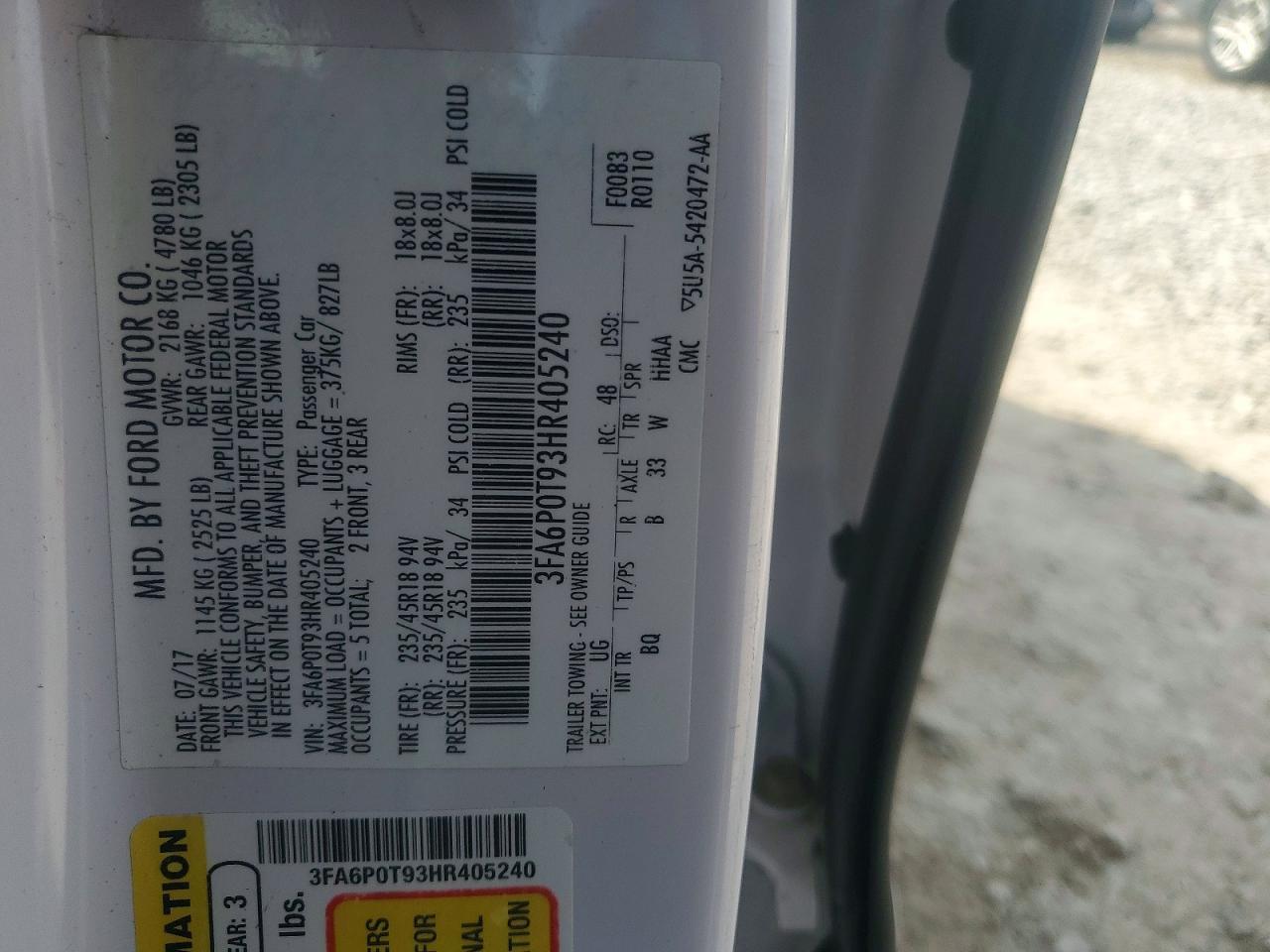 2017 Ford Fusion Se - zdjęcie 12