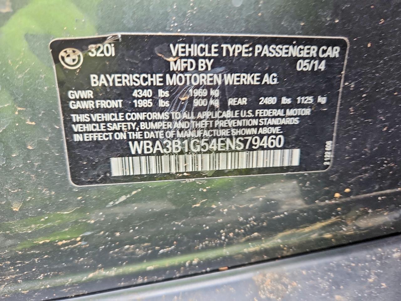 2014 BMW 320 I - zdjęcie 12