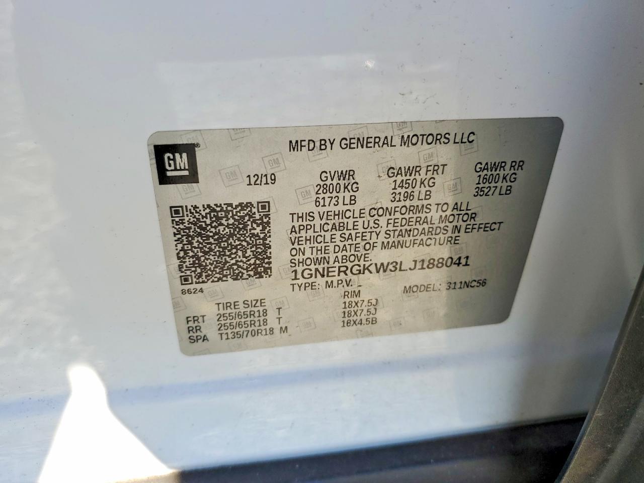 2020 Chevrolet Traverse Lt - zdjęcie 13