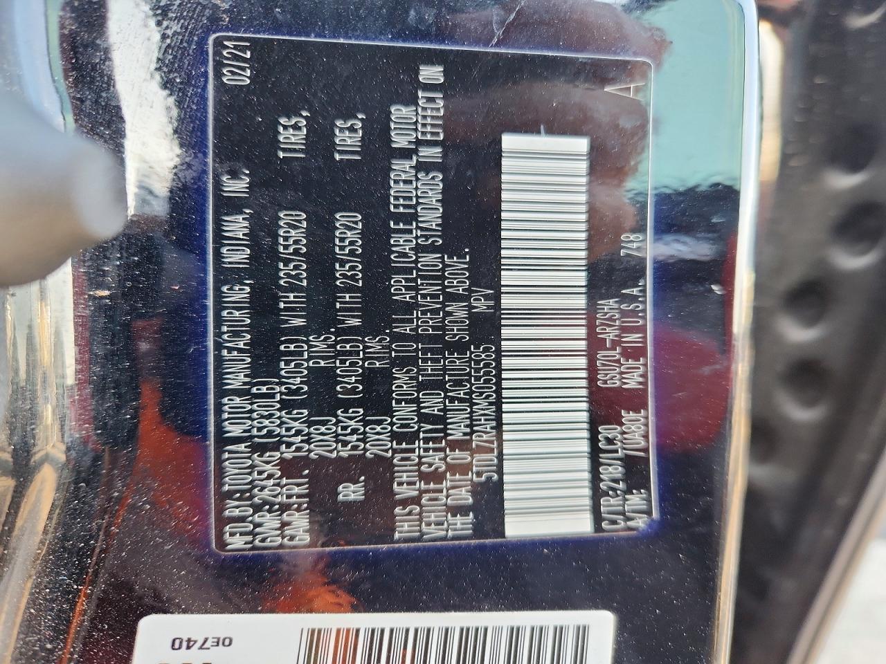 2021 Toyota Highlander Xse - zdjęcie 13