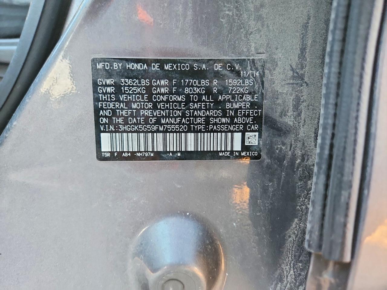 2015 Honda Fit Lx - zdjęcie 13