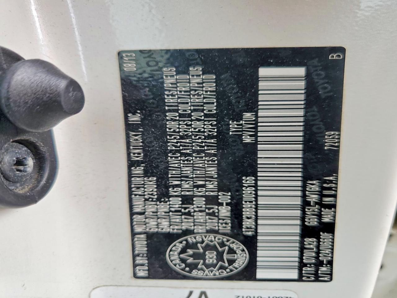 2014 Toyota Venza Le - zdjęcie 13