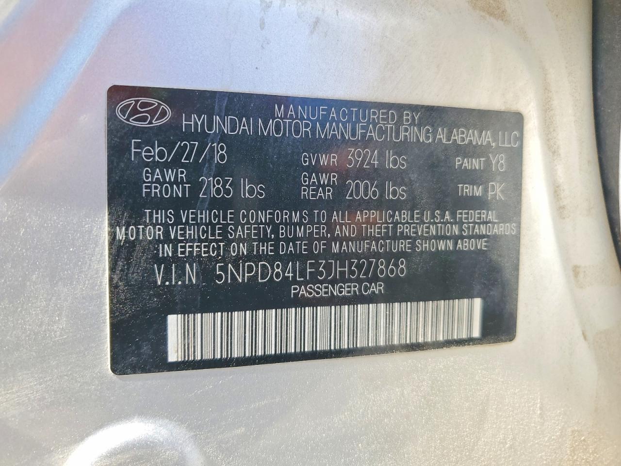 2018 Hyundai Elantra Sel - zdjęcie 13