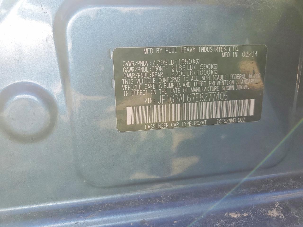 2014 Subaru Impreza Sport Premium - zdjęcie 14