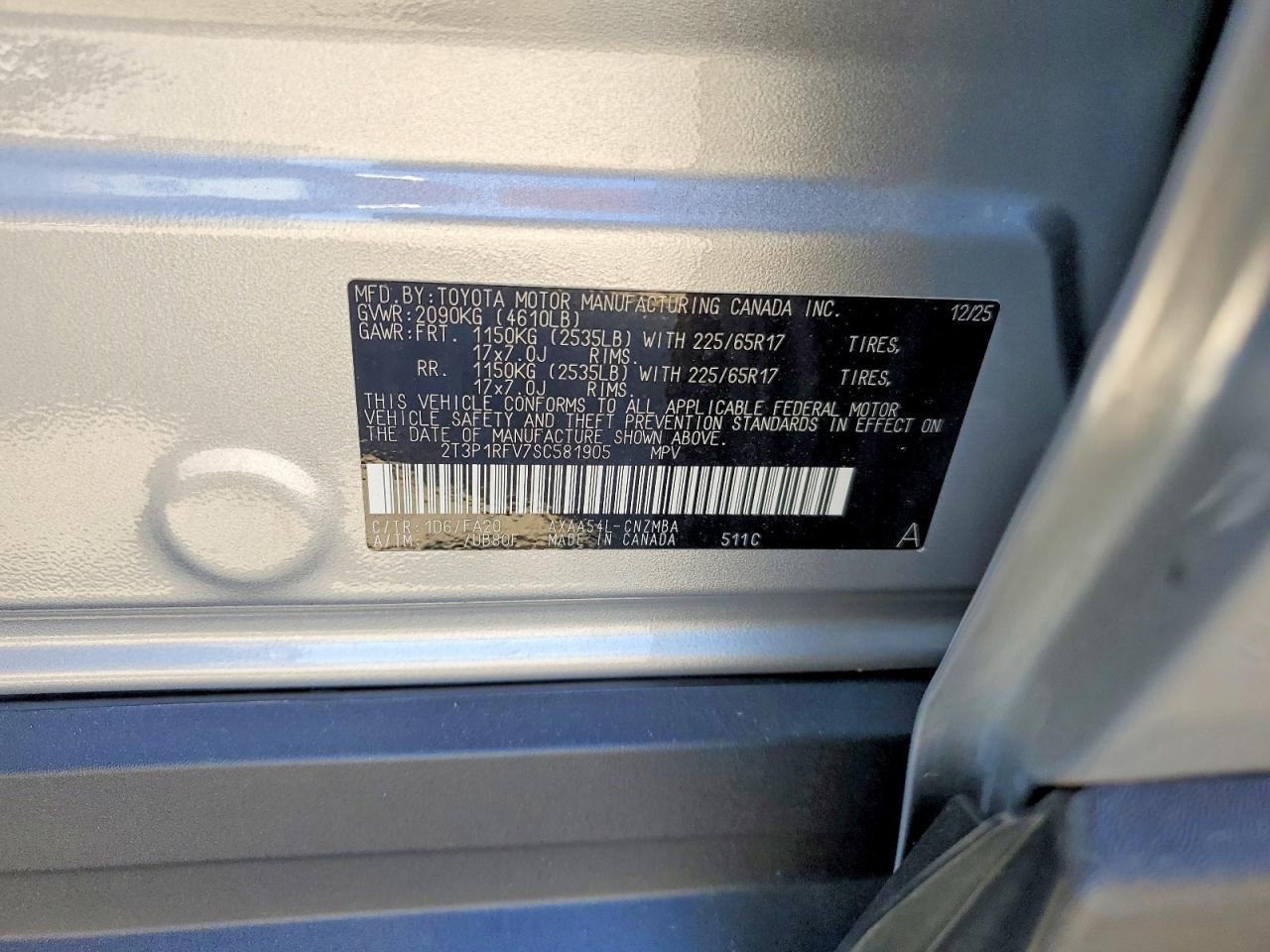 2025 Toyota Rav4 Xle - zdjęcie 13