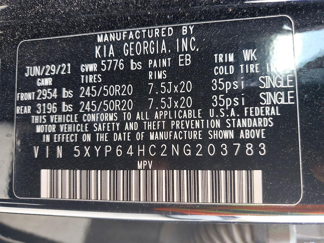 2022 Kia Telluride S - zdjęcie 13