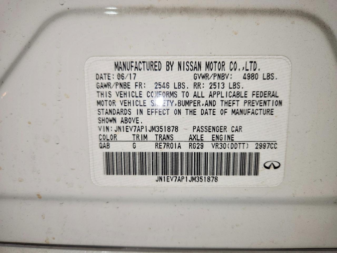 2018 Infiniti Q50 3.0T Luxe - zdjęcie 12