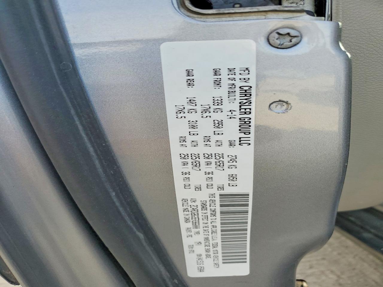 2014 Dodge Grand Caravan Se - zdjęcie 14