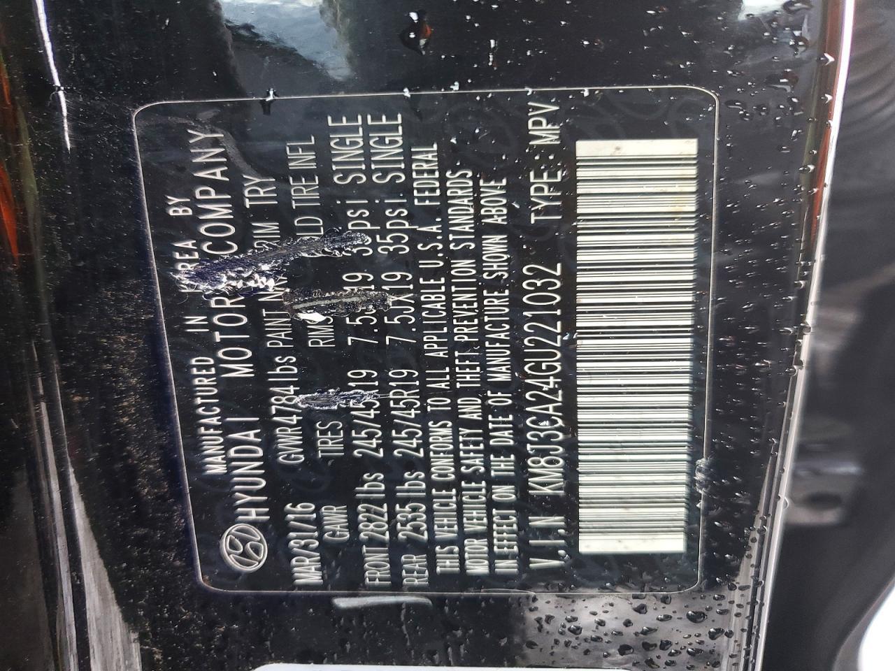 2016 Hyundai Tucson Limited - zdjęcie 14