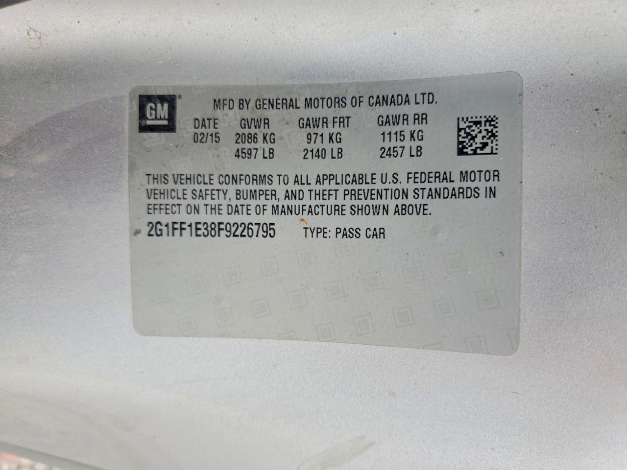 2015 Chevrolet Camaro Lt - zdjęcie 12