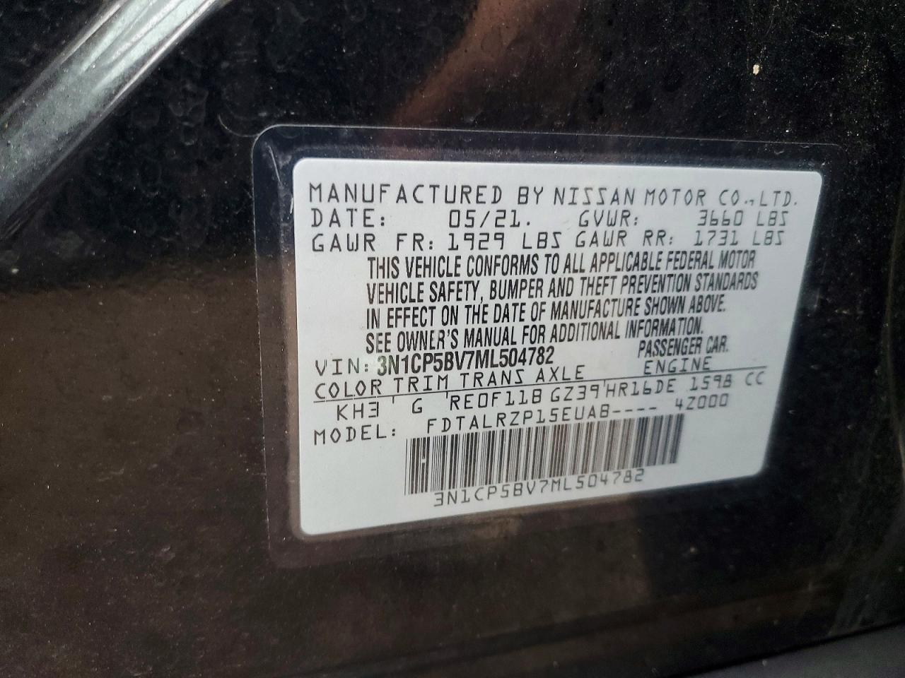 2021 Nissan Kicks S - zdjęcie 14