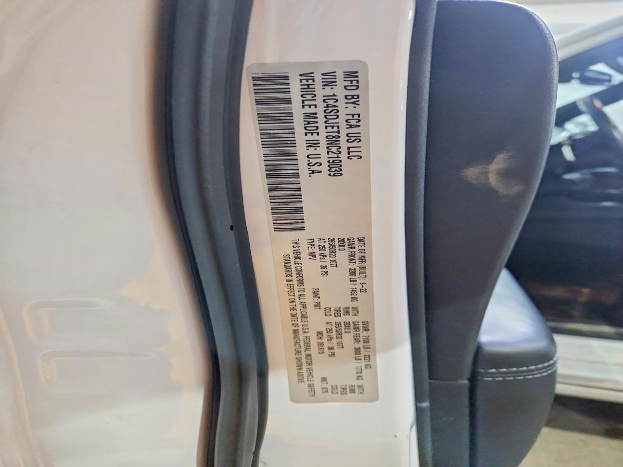 2022 Dodge Durango Citadel - zdjęcie 13