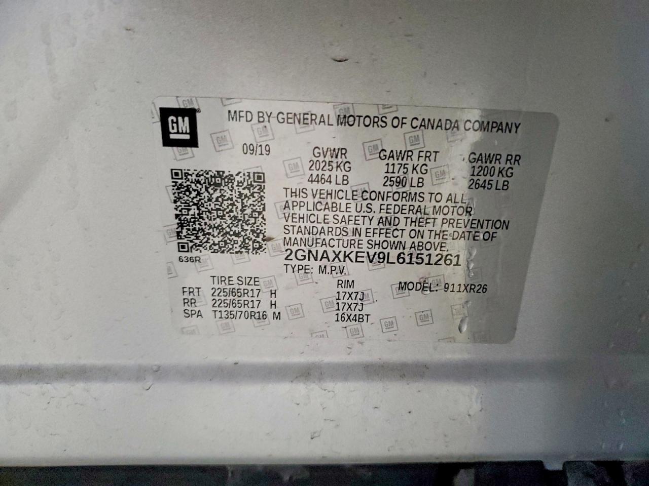 2020 Chevrolet Equinox Lt - zdjęcie 13