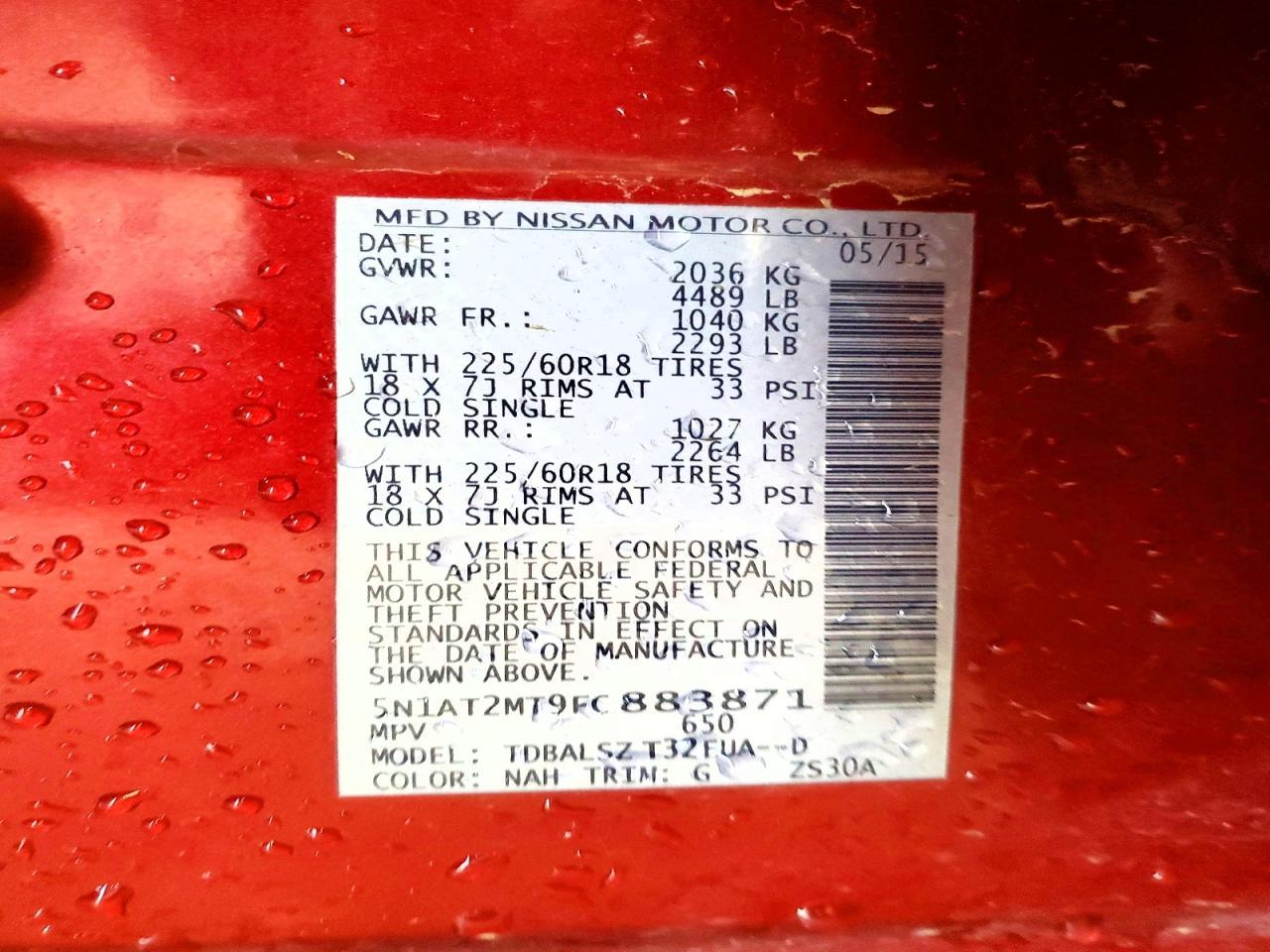 2015 Nissan Rogue Sl - zdjęcie 12