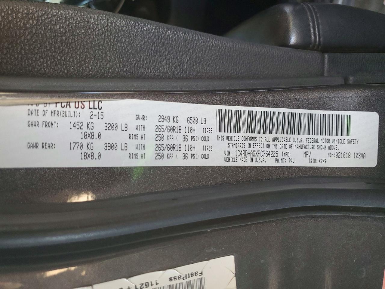 2015 Dodge Durango Sxt - zdjęcie 13