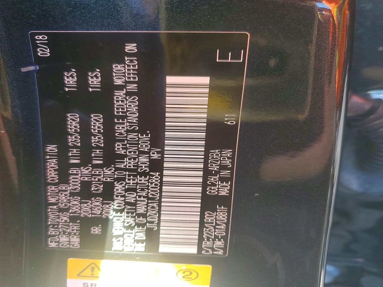2018 Lexus Rx 350L Base - zdjęcie 13
