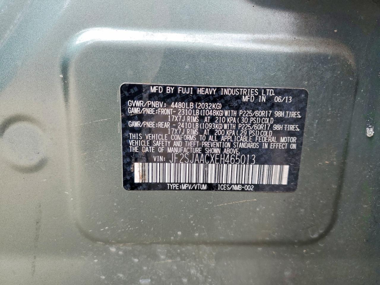 2014 Subaru Forester 2.5I - zdjęcie 14