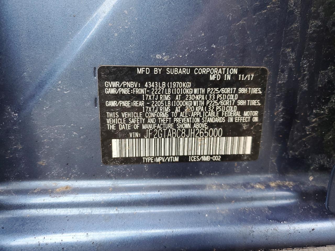 2018 Subaru Crosstrek Premium - zdjęcie 13