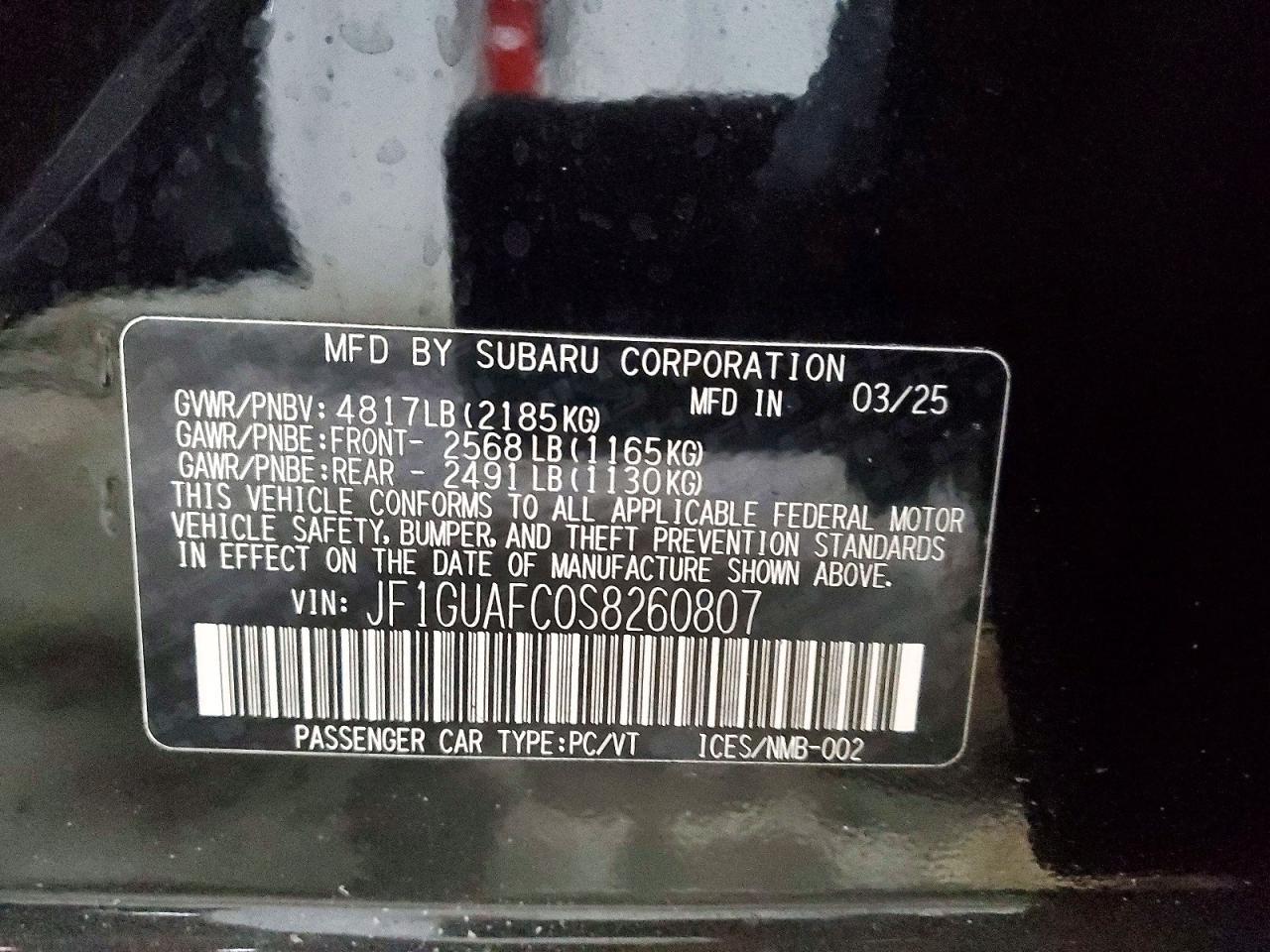 2025 Subaru Impreza Sport - zdjęcie 12