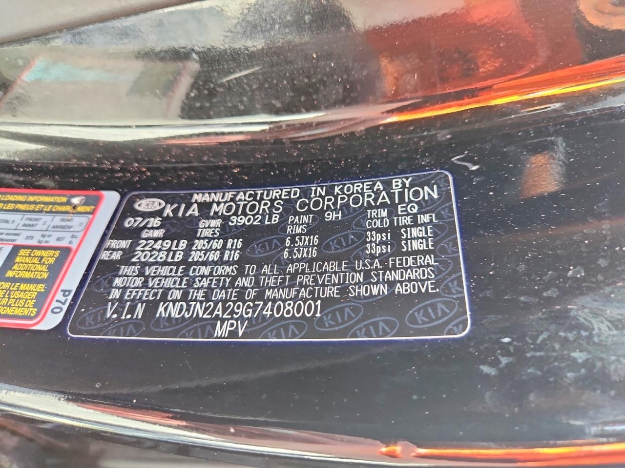 2016 Kia Soul Base - zdjęcie 14