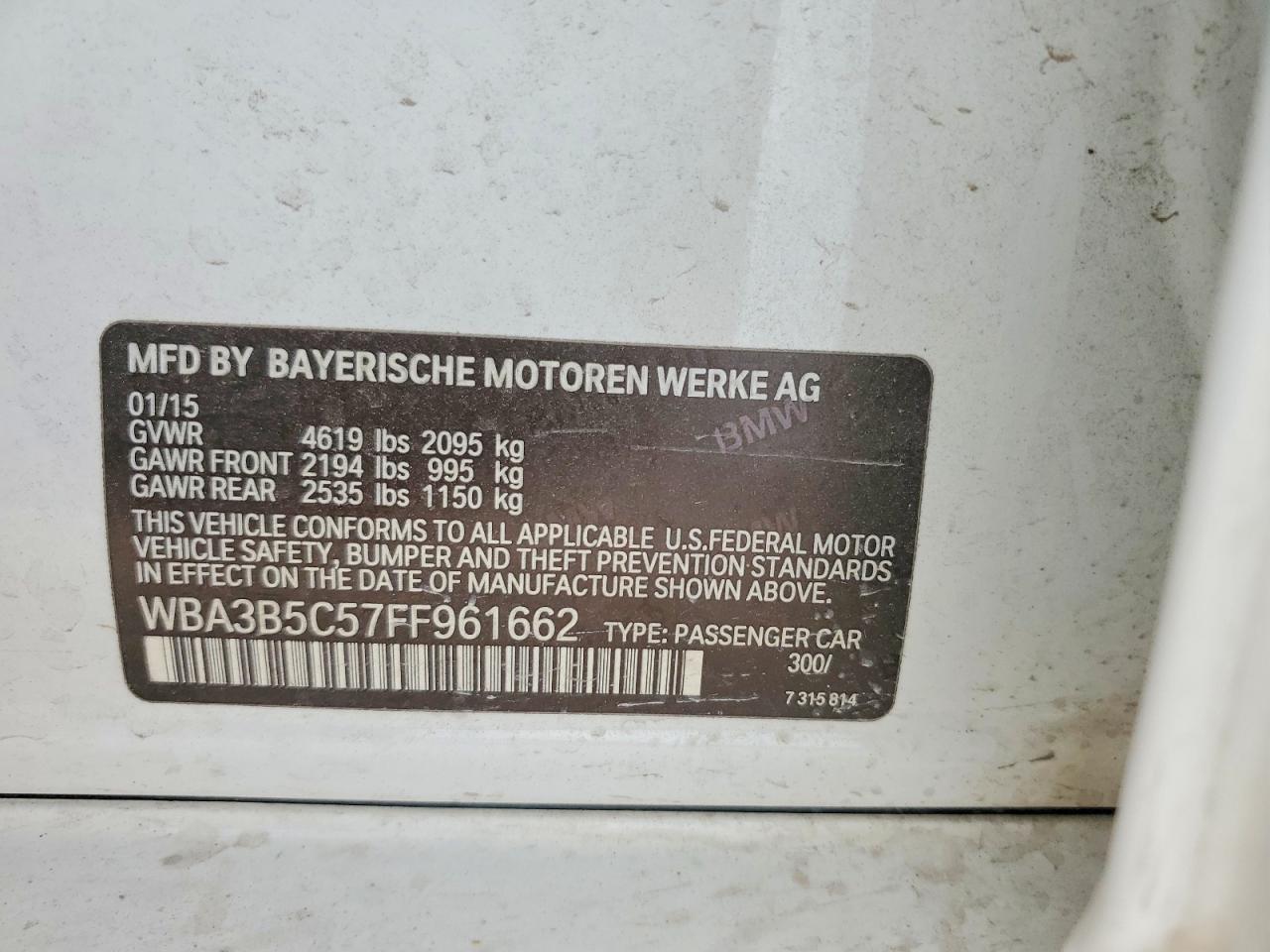 2015 BMW 328 Xi Sulev - zdjęcie 12
