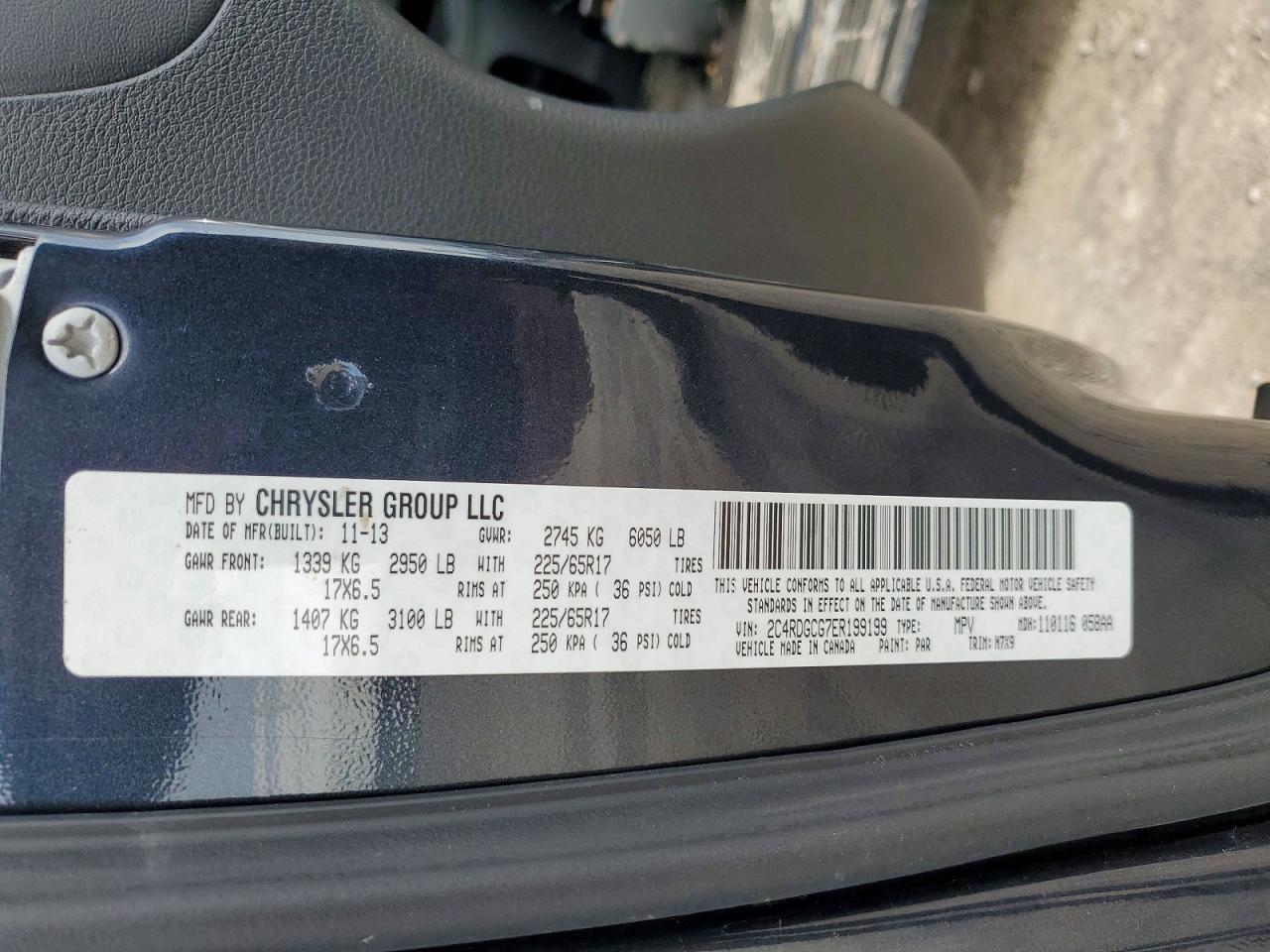 2014 Dodge Grand Caravan Sxt - zdjęcie 13